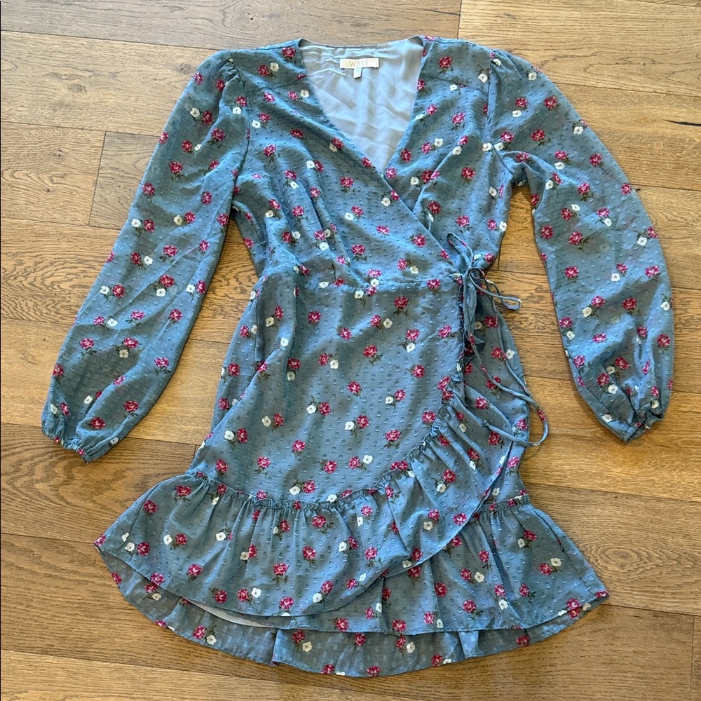 WAYF Eloise Floral Wrap Dress - M